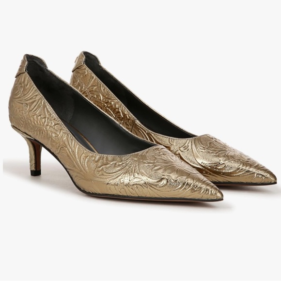 NIB: Franco Sarto Women's Kalsa Kitten Heel Pump in Bronze. - Picture 1 of 10